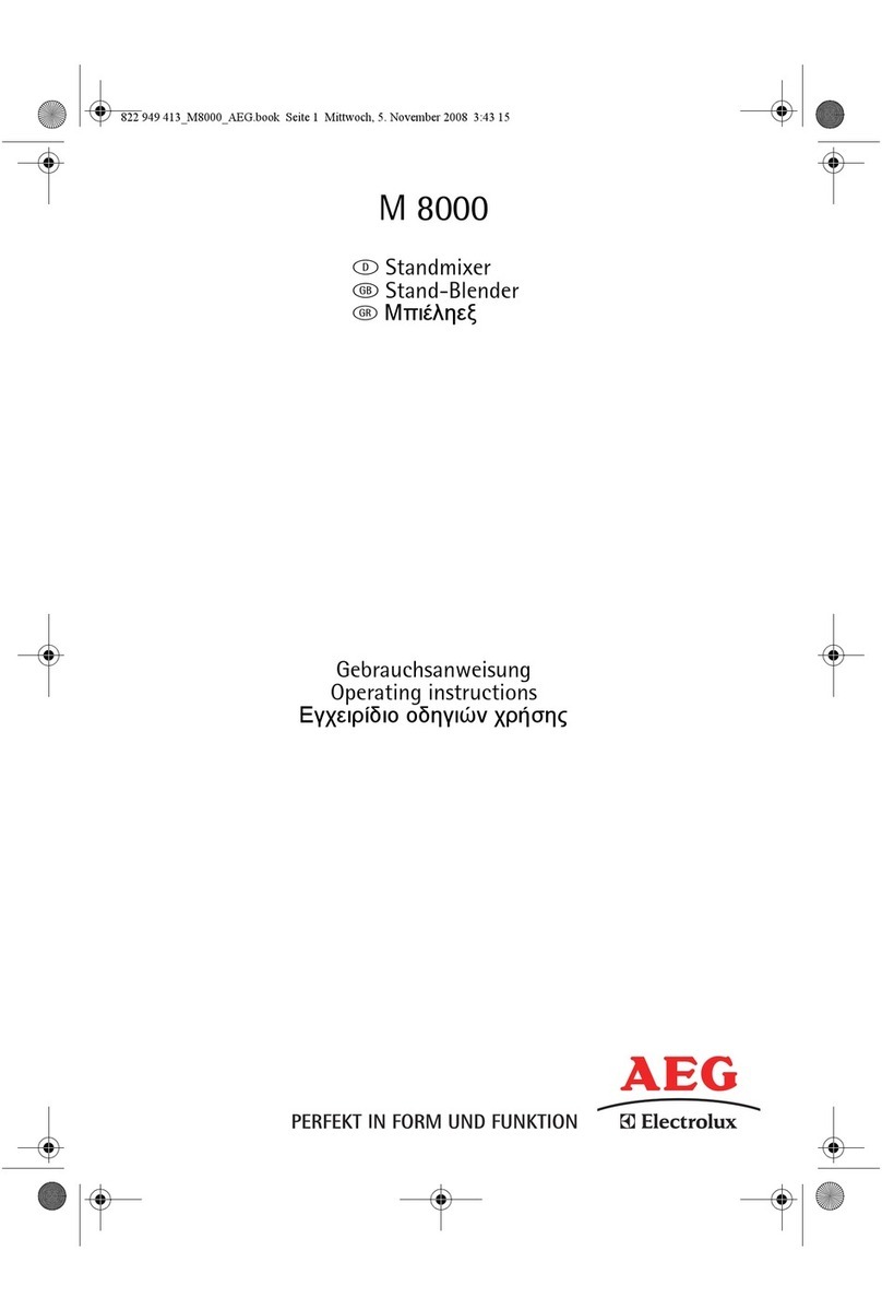 Electrolux AEG M 8000 User manual