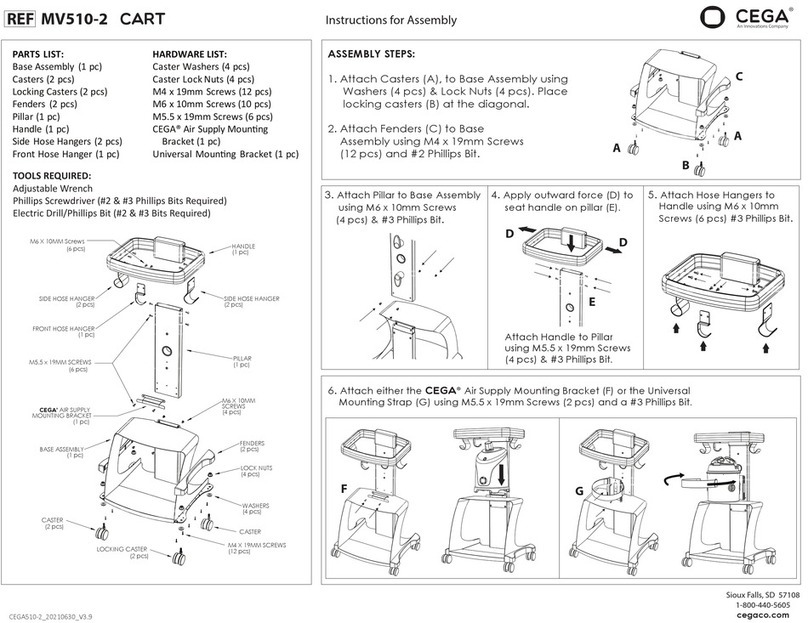 CEGA MV510-2 Instructions for assembly