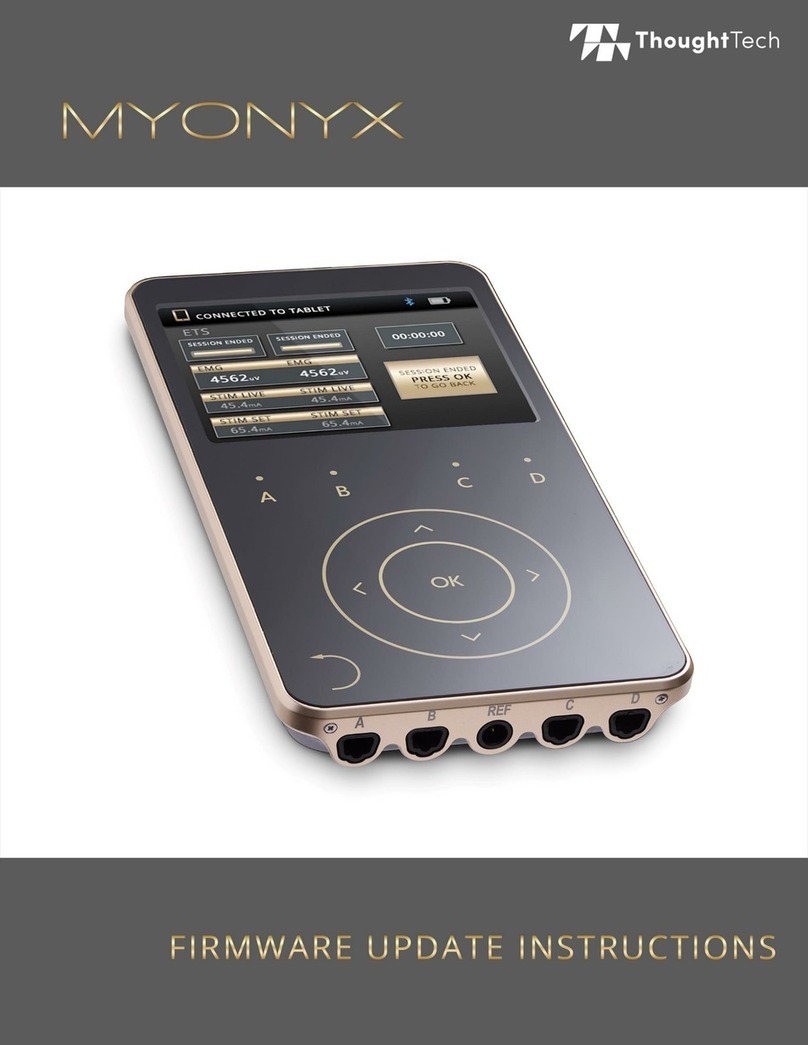 Thought Technology MYONYX Firmware update instructions