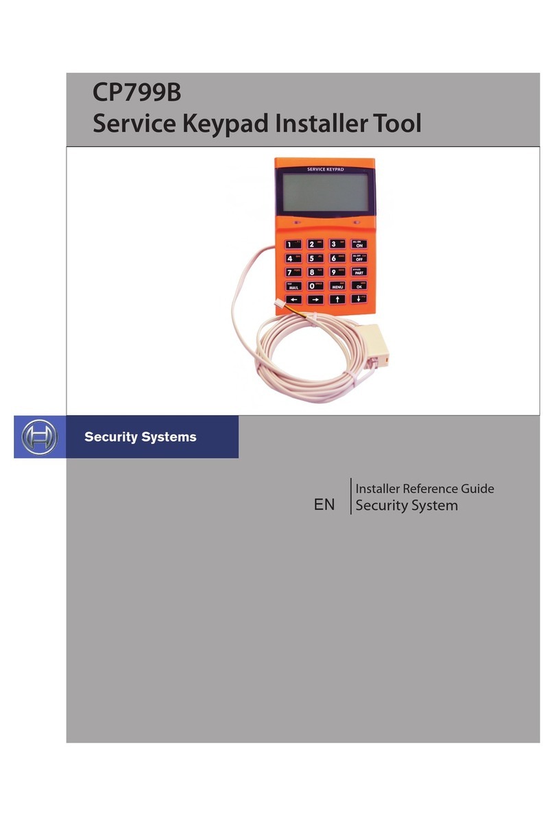 Bosch CP799B Installer's reference guide