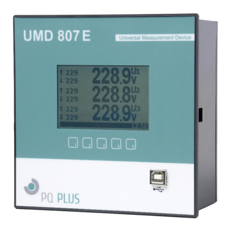 PQ Plus UMD 807 E User manual