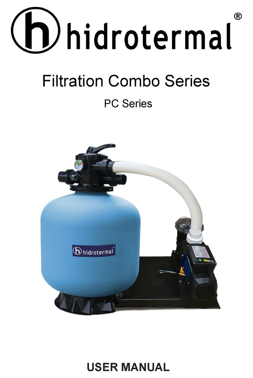 Hidrotermal Filtration Combo PC Series User manual