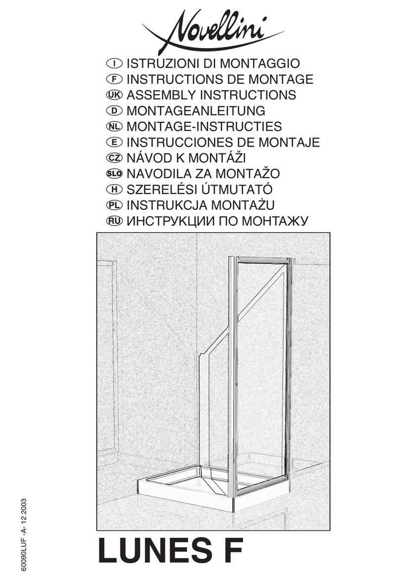 Novellini LUNES F User manual