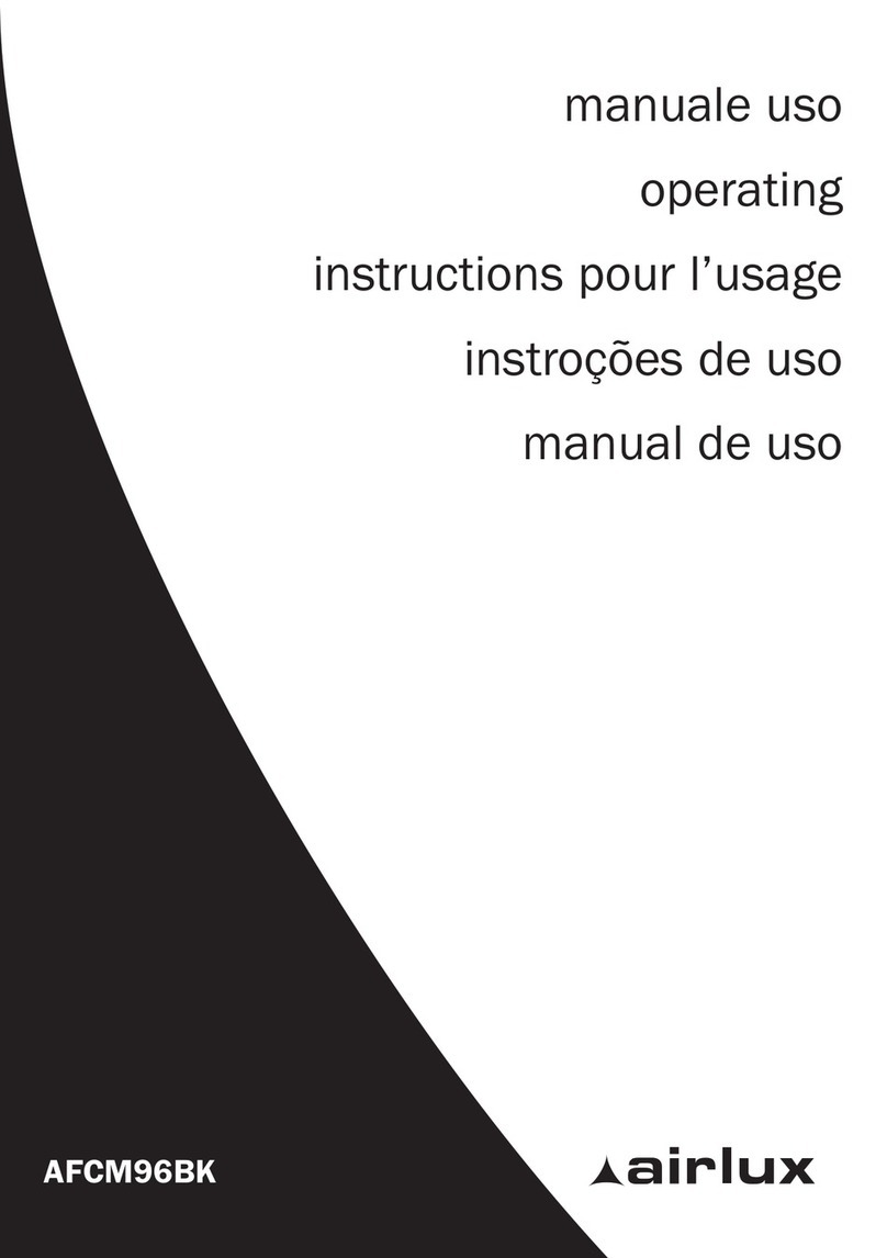 AIRLUX AFCM96BK operating instructions