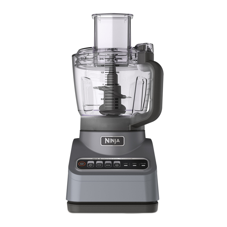 Ninja PROFESSIONAL FOOD PROCESSOR WITH AUTO-IQ quick start guide