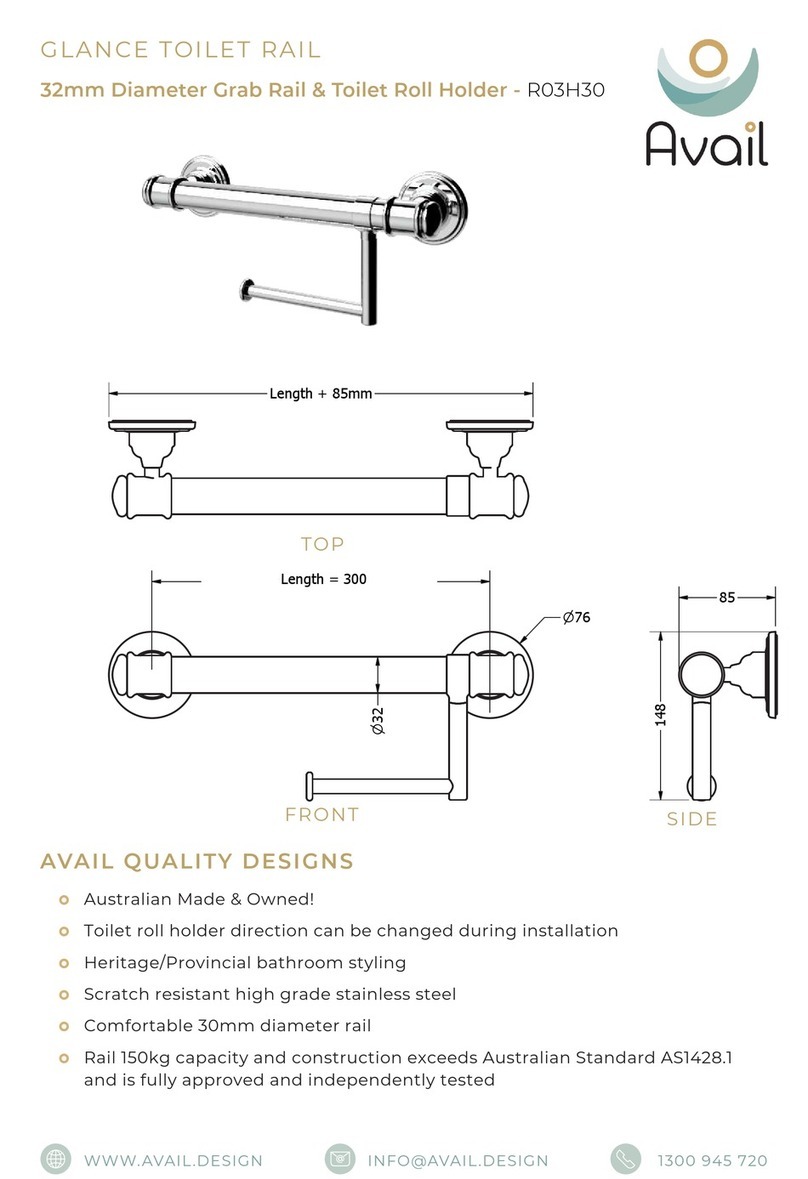 Avail GLANCE R03H30 installation instructions