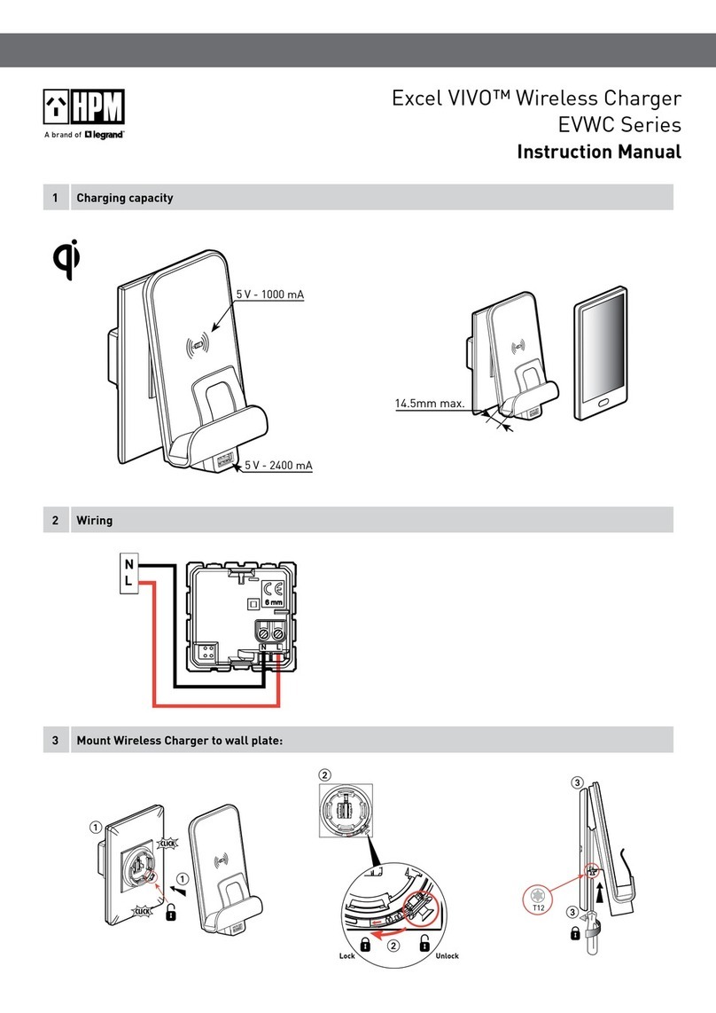 LEGRAND HPM Excel VIVO EVWC Series instruction manual LEGRAND HPM Excel VIVO EVWC Series instruction manual