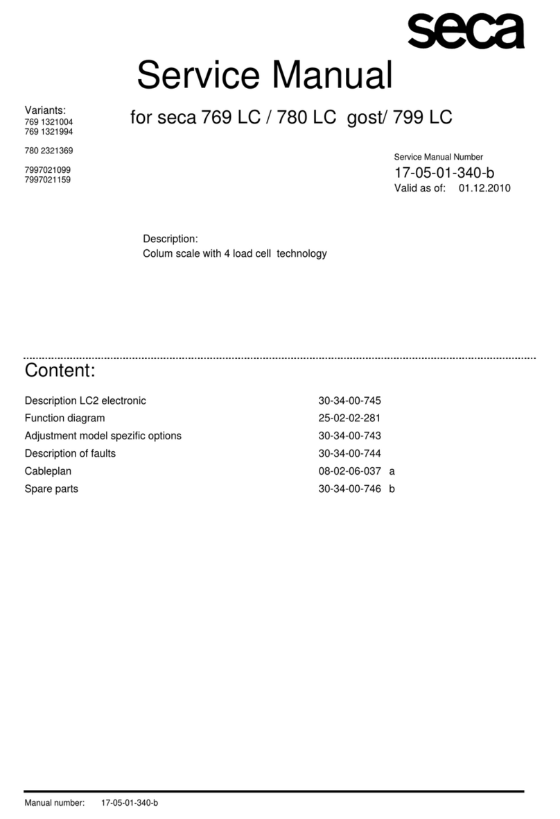 Seca 769 LC Service manual