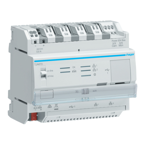 hager TJA670 domovea Basic User manual