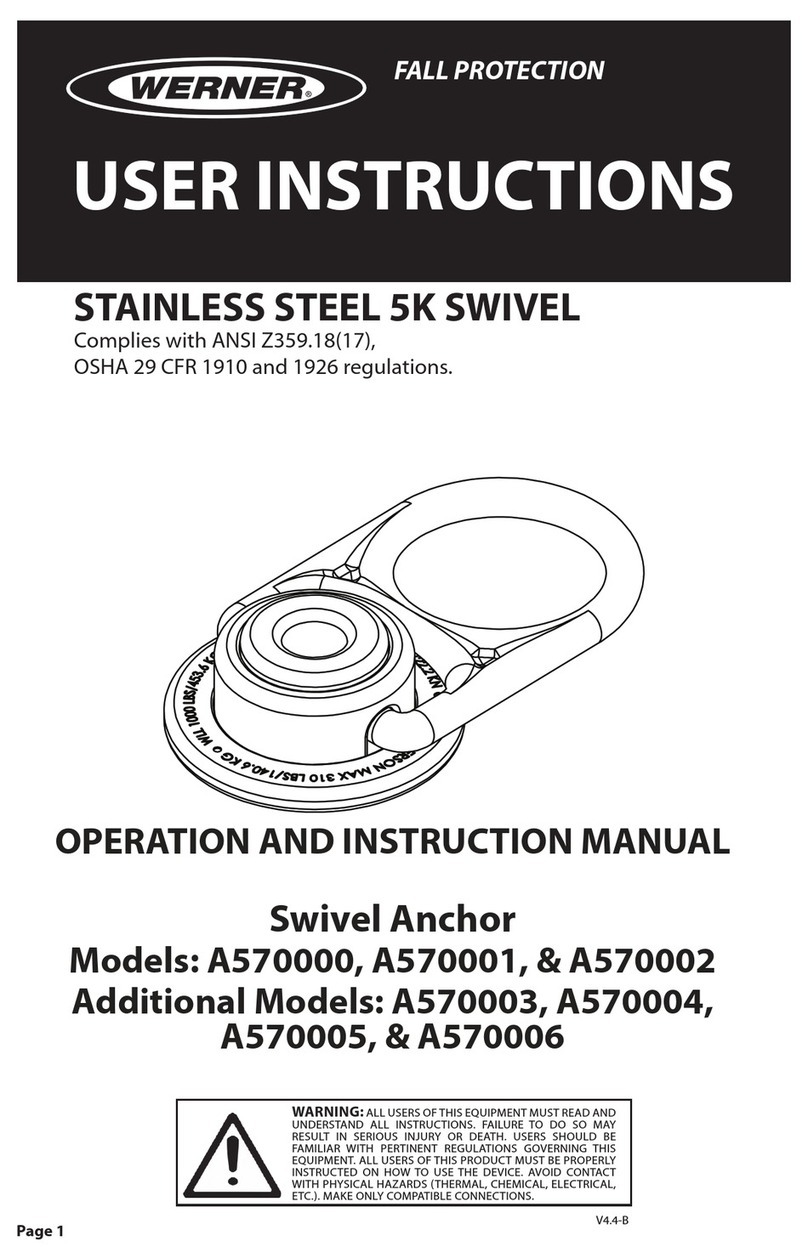Werner A570000 User instructions
