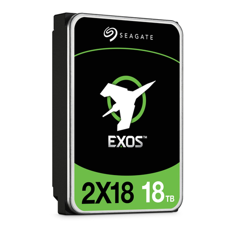 Seagate Exos Enterprise ST18000NM0092 User manual