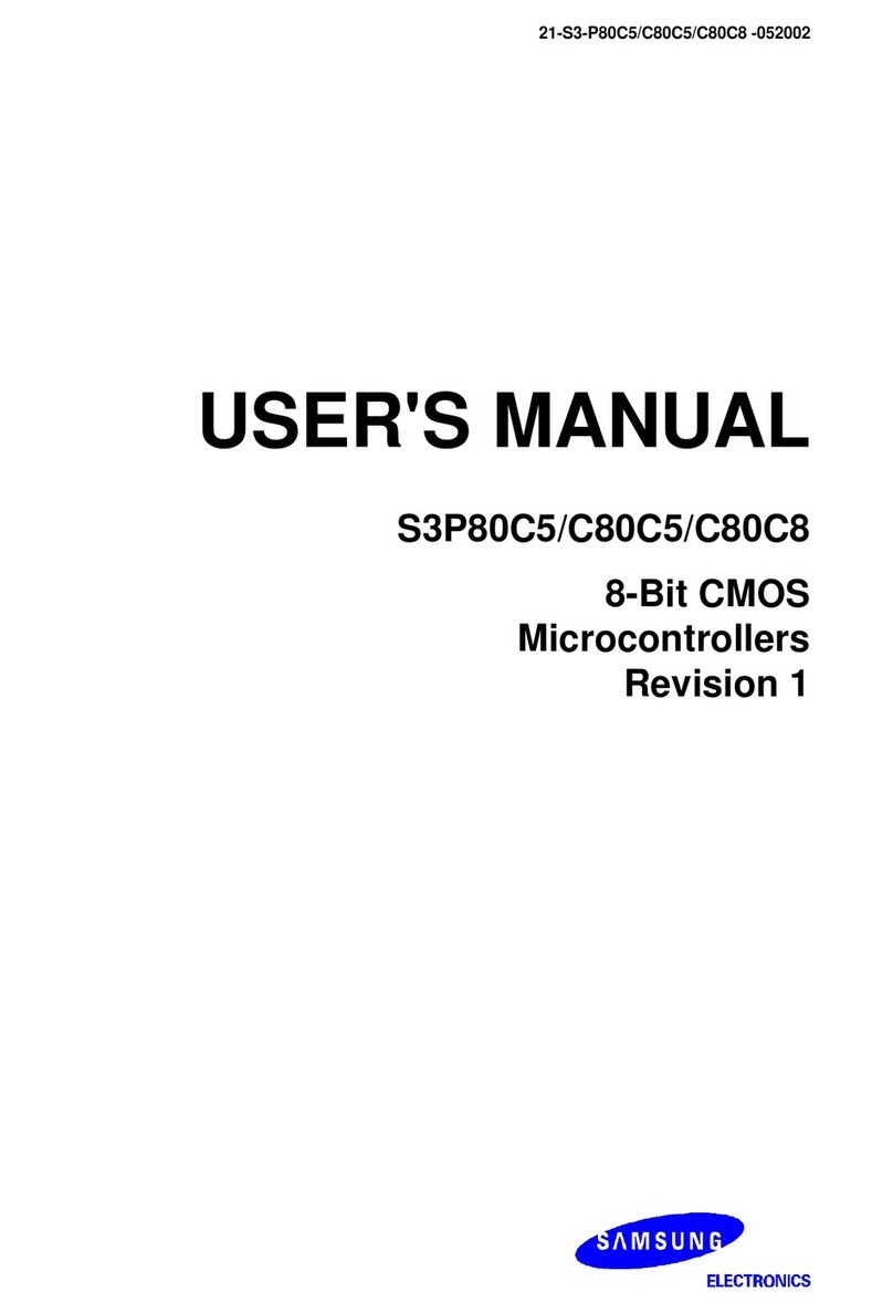 Samsung S3P80C5 User manual