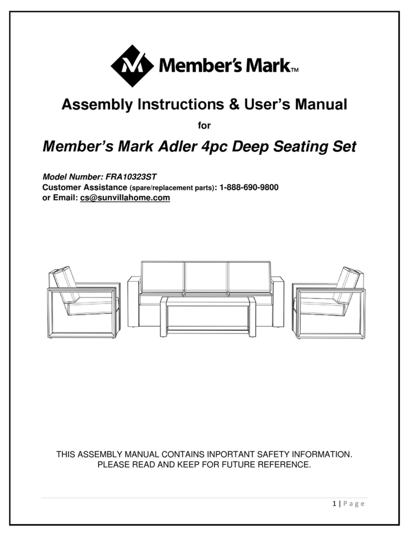 Members Mark Adler FRA10323ST Owner's manual Members Mark Adler FRA10323ST Owner's manual