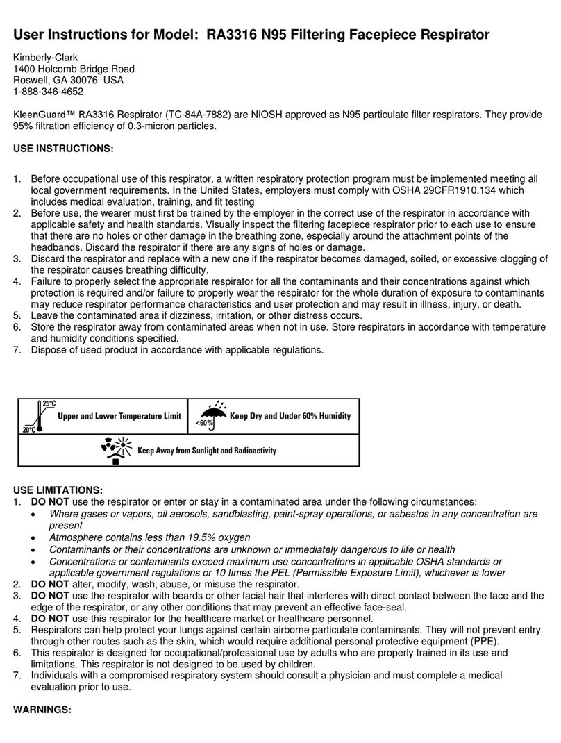 Kimberly-Clark RA3316 User instructions