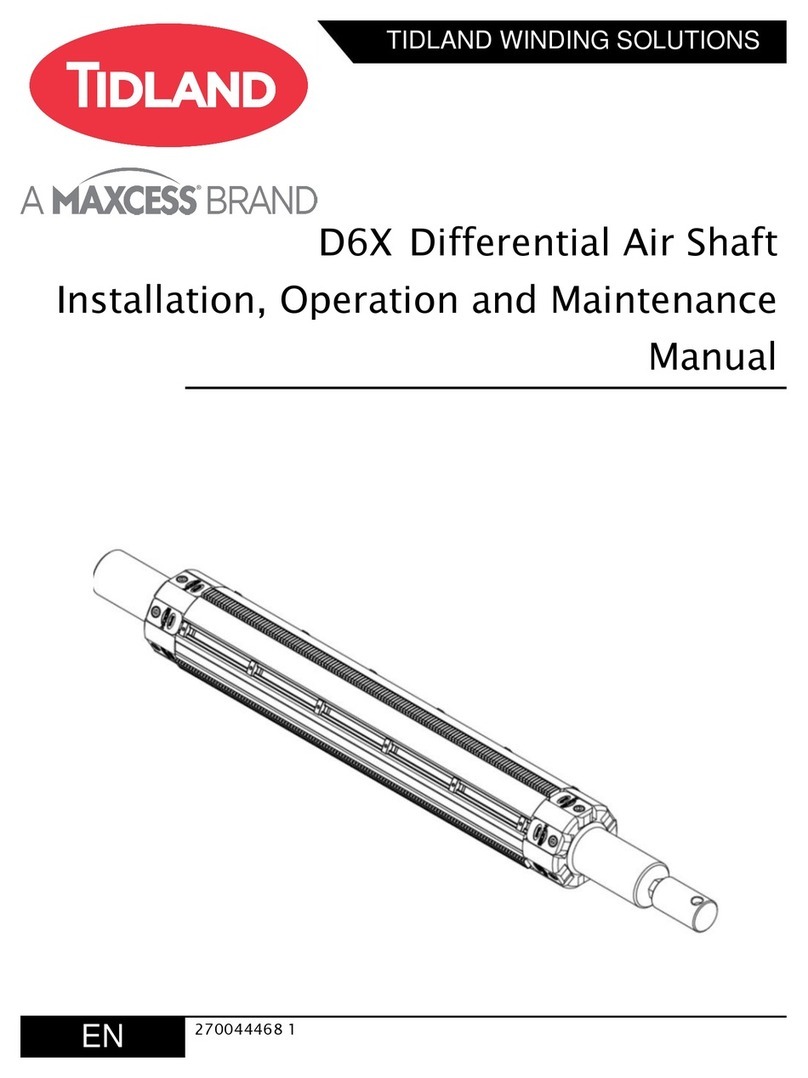 Maxcess TIDLAND D6X User manual