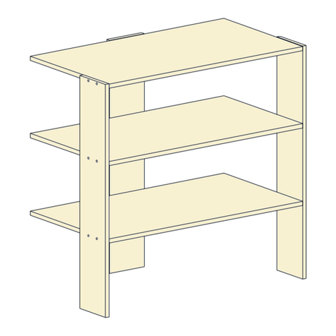 Hepsiburada Efes Shoe Cabinet Assembly manual