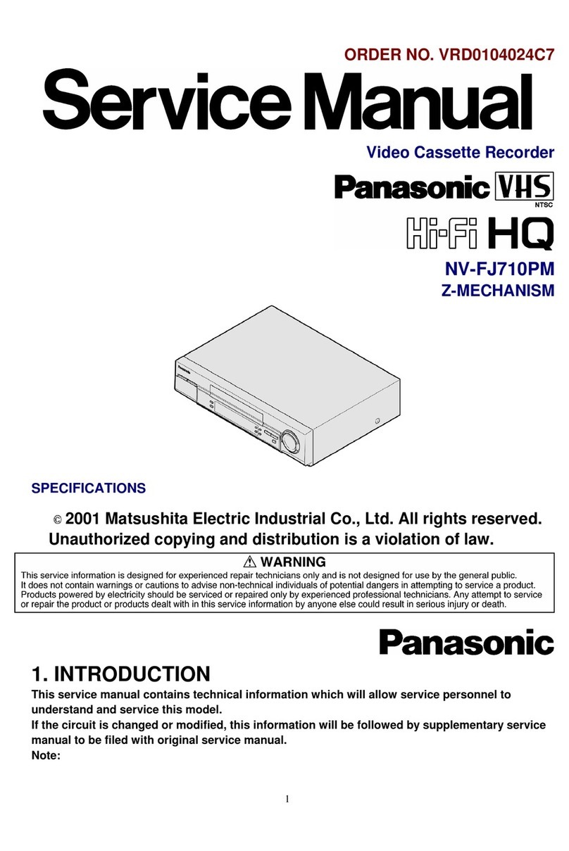 Panasonic NV-FJ710PM User manual