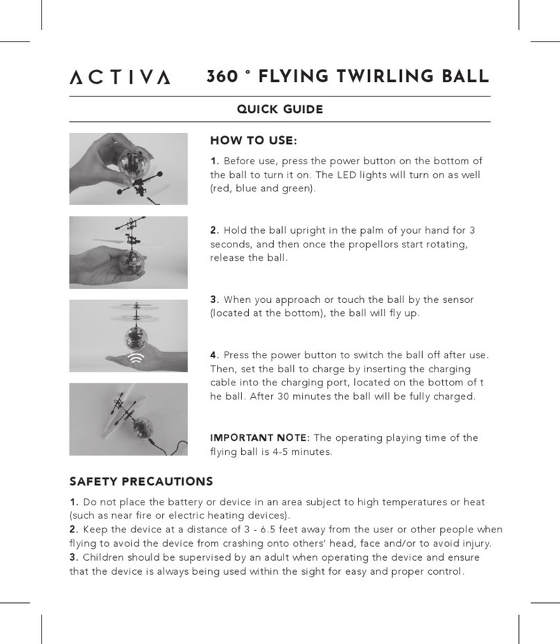 Activa 360 FLYING TWIRLING BALL quick guide