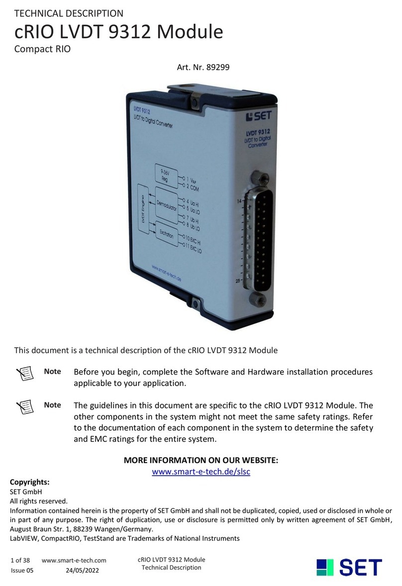 SET cRIO LVDT 9312 Technical description