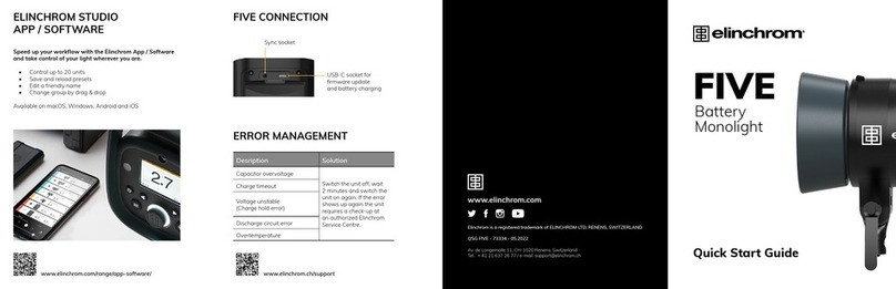 Elinchrom FIVE quick start guide
