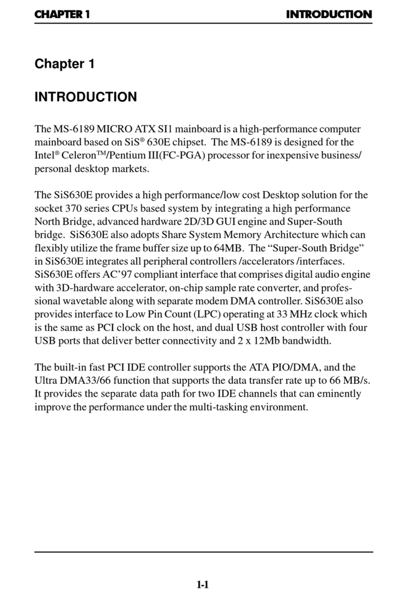 MSI MS-6189 User manual MSI MS-6189 User manual