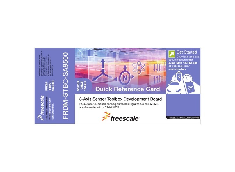 Freescale Semiconductor FRDM-STBC-SA9500 Quick reference card