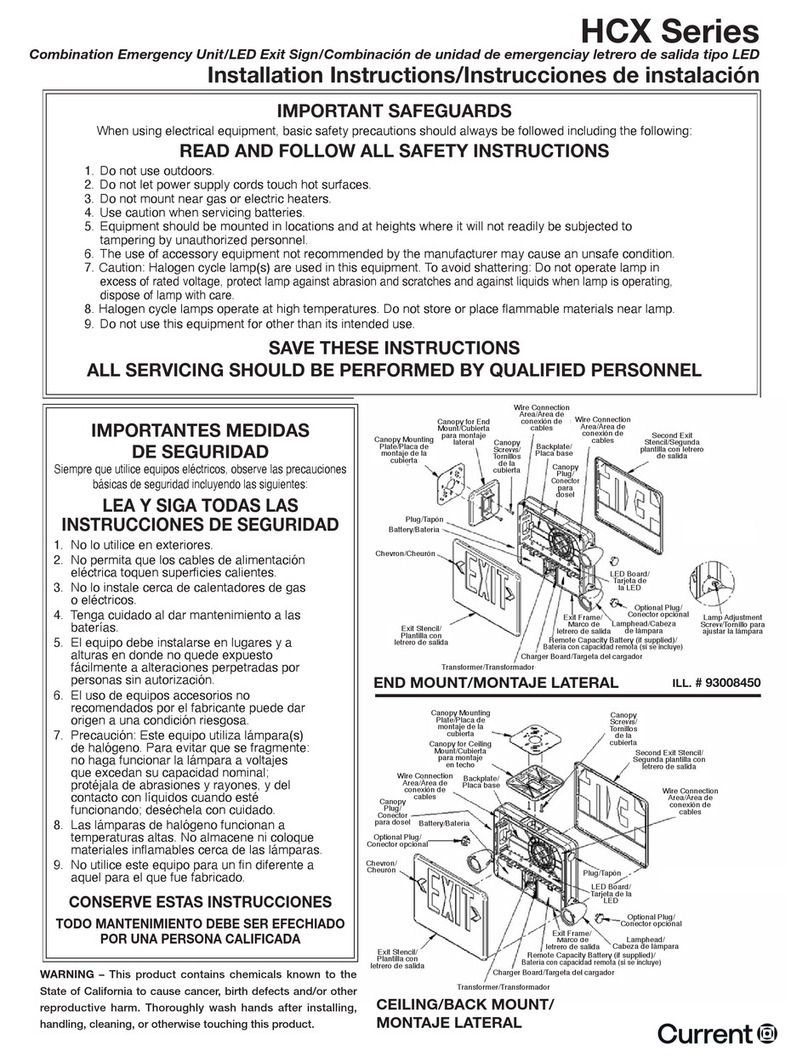 Current HCX Series User manual