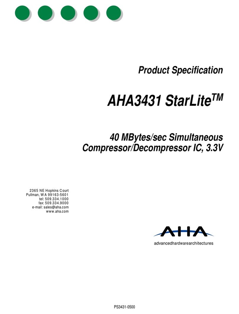 AHA StarLite AHA3431 instruction manual