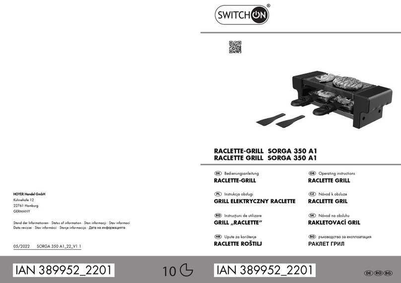 Switch On SORGA 350 A1 operating instructions