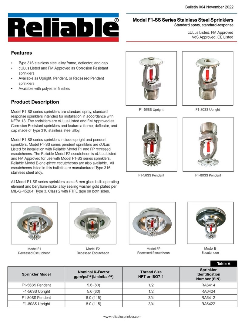 Reliable F1-SS Series manual