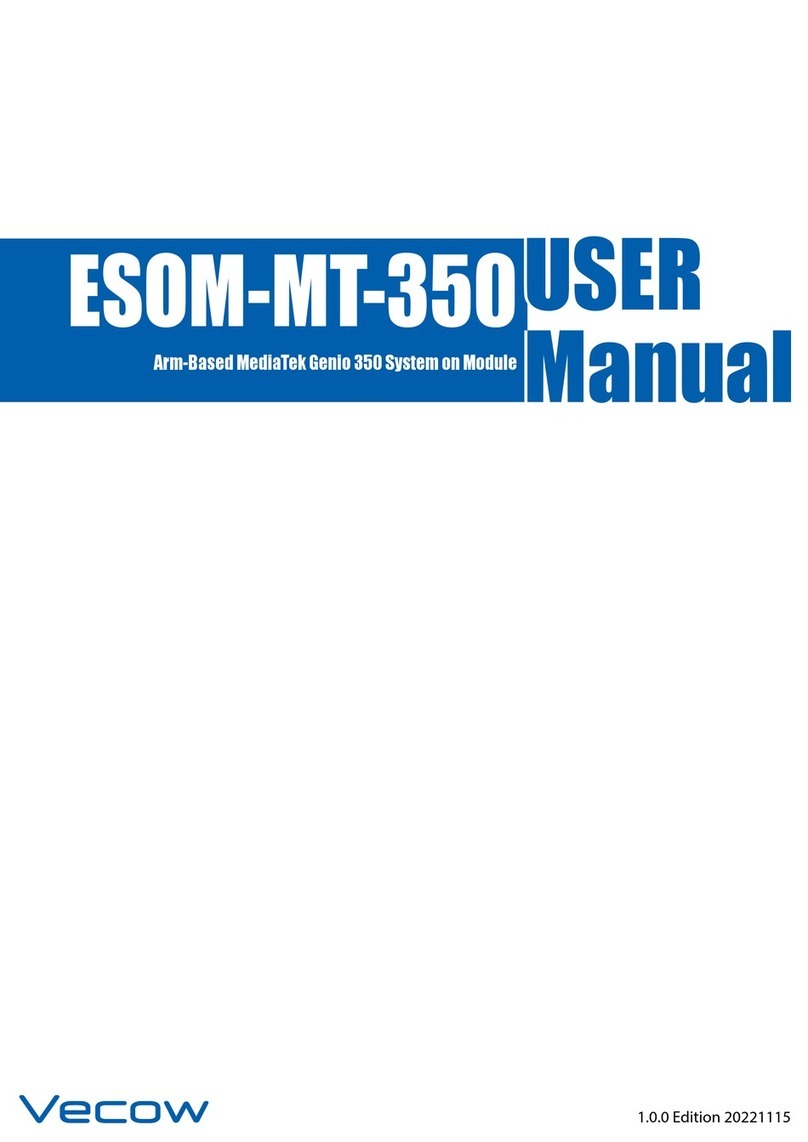 Vecow ESOM-MT-350 User manual