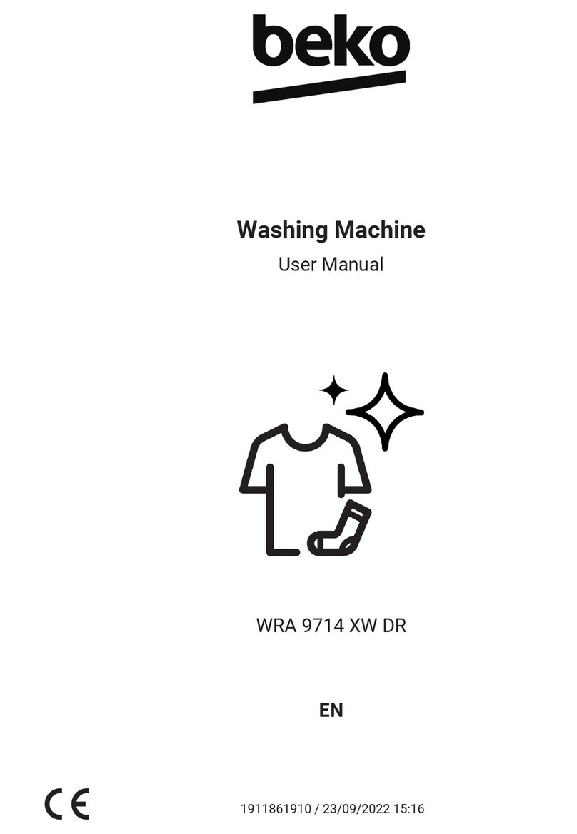 Beko WRA 9714 XW DR user manual