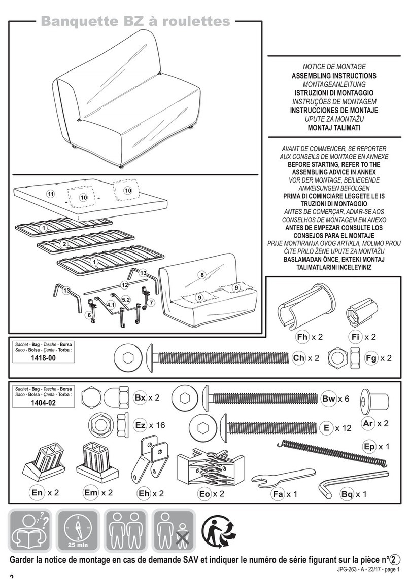 La Redoute BZ Assembling instructions