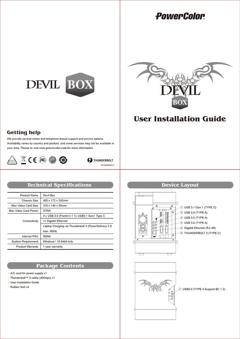 POWERCOLOR DEVIL BOX User's installation guide