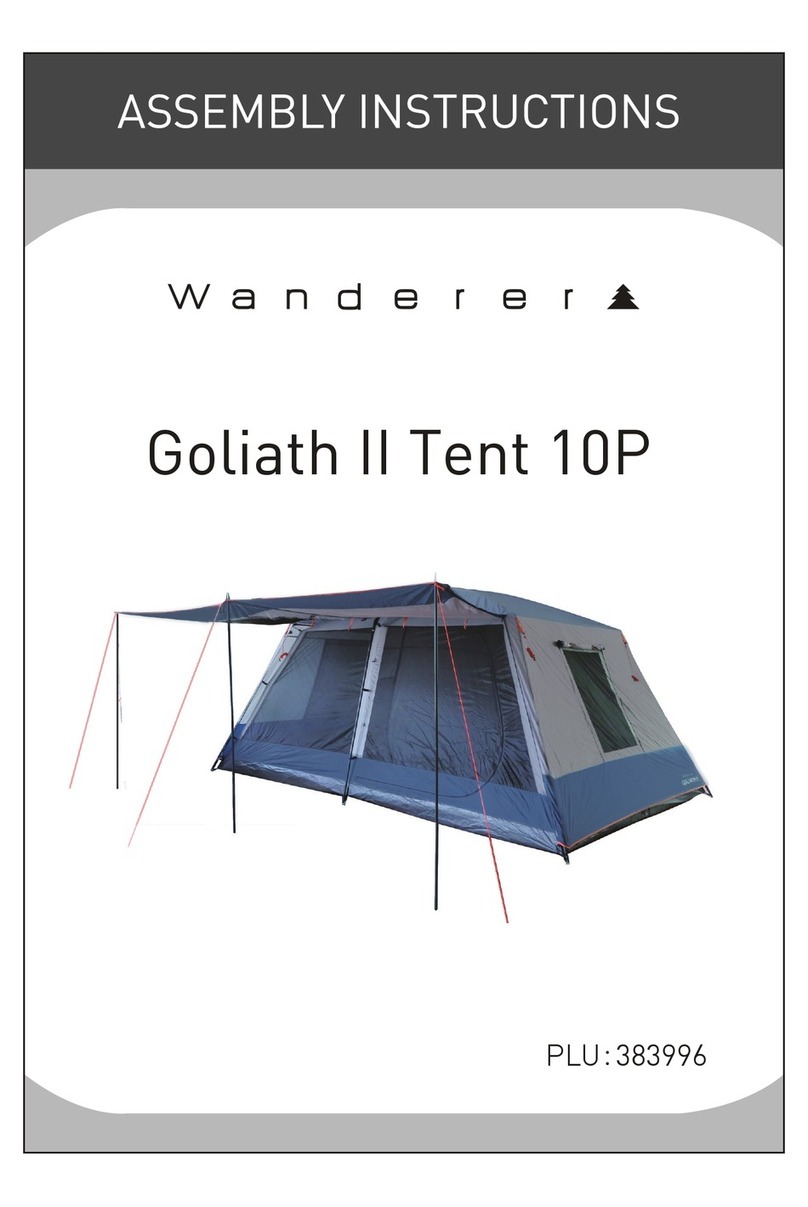 Wanderer Goliath II Tent 10P User manual