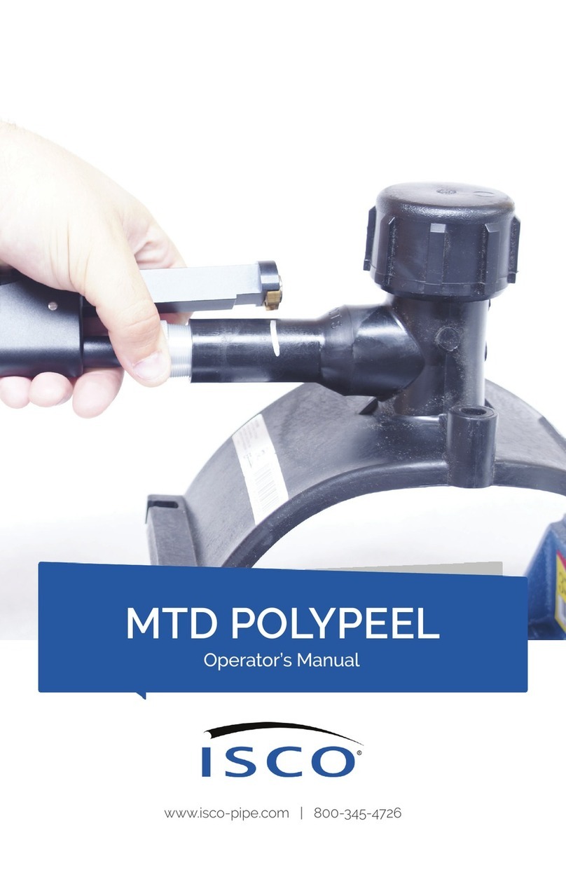 ISCO MTD POLYPEEL Operator's manual