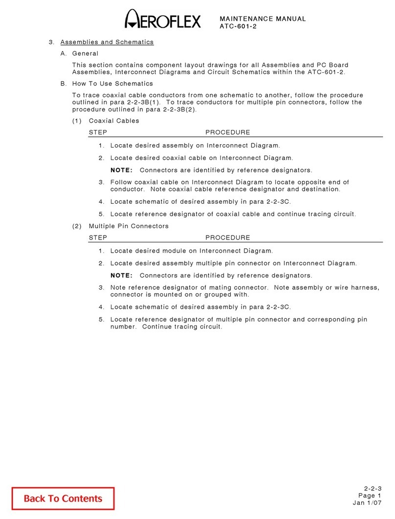 Aeroflex ATC-601-2 Maintenance manual
