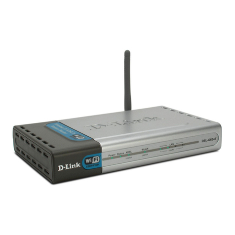 D-Link DSL-G624T Operating manual D-Link DSL-G624T Operating manual
