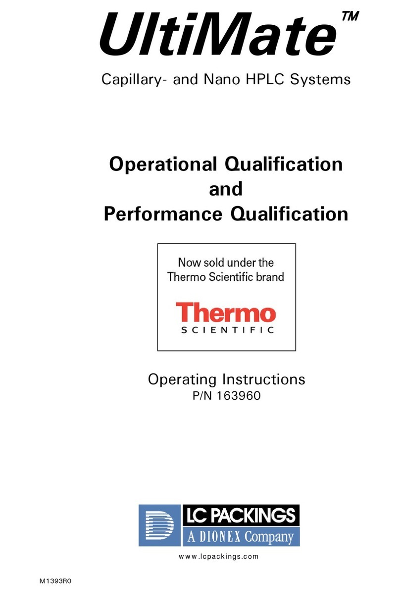 Thermo Scientific UltiMate User manual