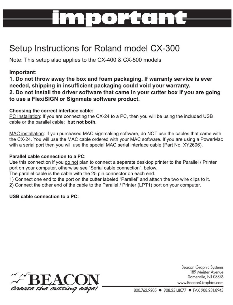 Roland CX-300 Manual