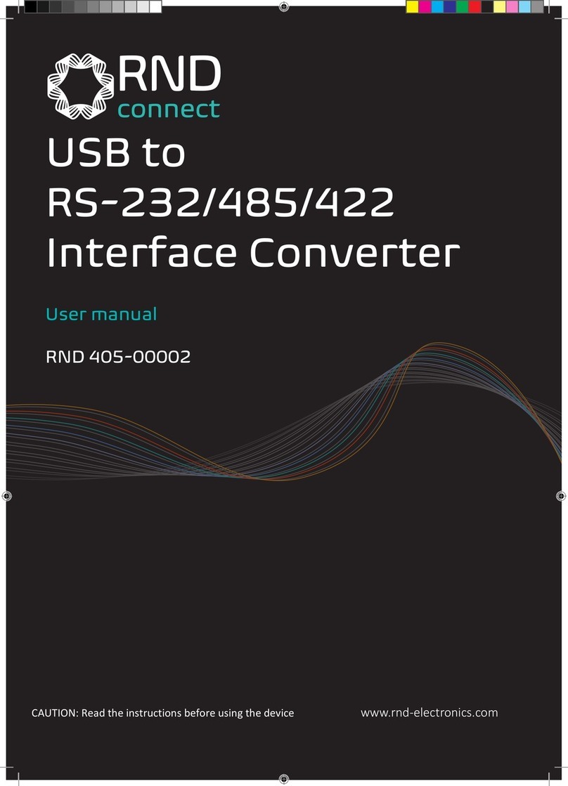 RND RS-232 user manual