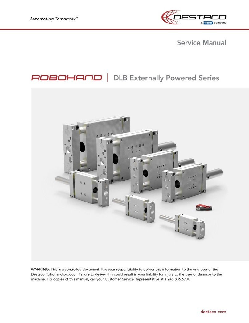 Dover DESTACO ROBOHAND DLB Series Service manual