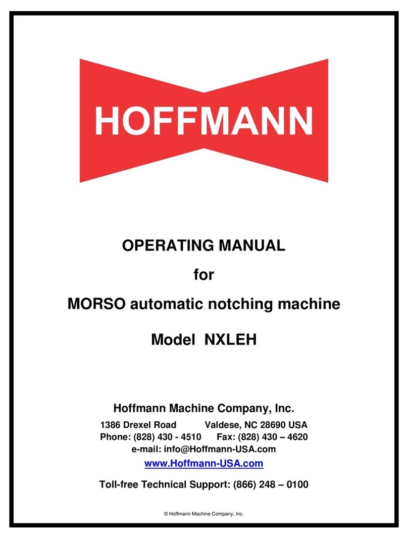 Hoffmann MORSO NXLEH operating manual