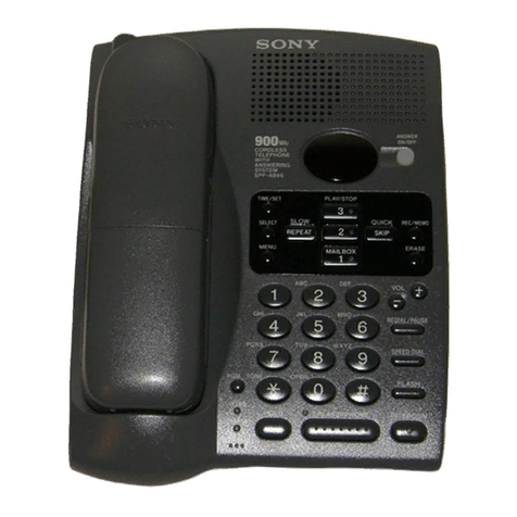 Sony SPP-A946 User manual Sony SPP-A946 User manual