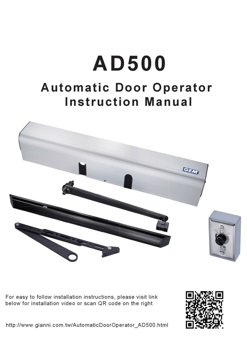 GEM AD500 User manual