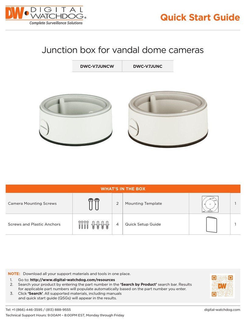 Digital Watchdog DWC-V7JUNCW User manual