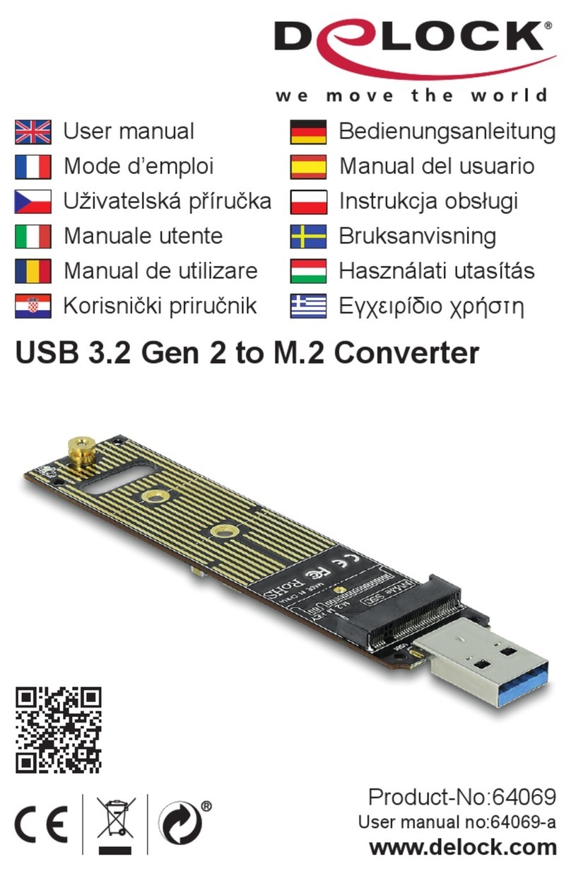DeLOCK 64069 User manual