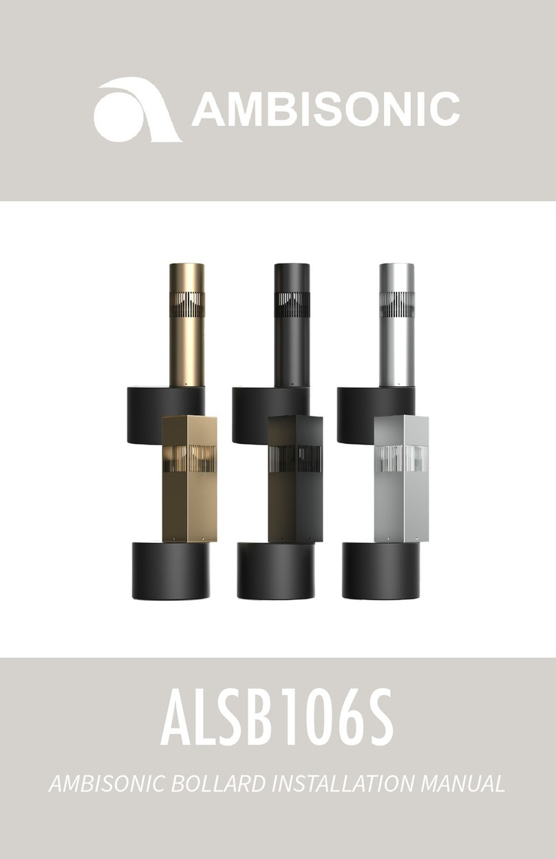 AmbiSonic Systems ALSB106S installation manual