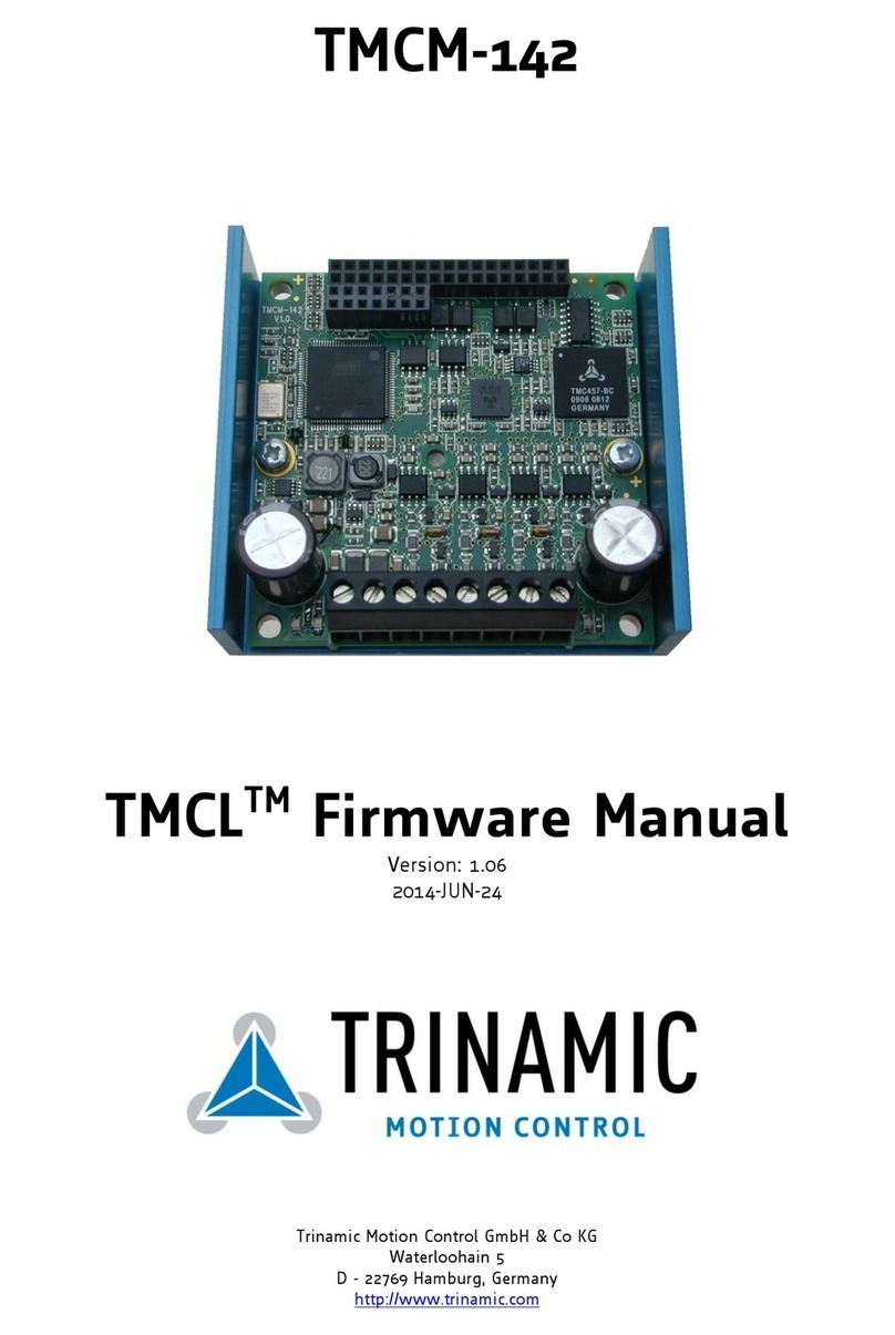 Trinamic TMCL TMCM-142 Firmware manual
