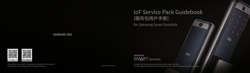 Samsung SMART Doorlock IoT Service Pack Guide book